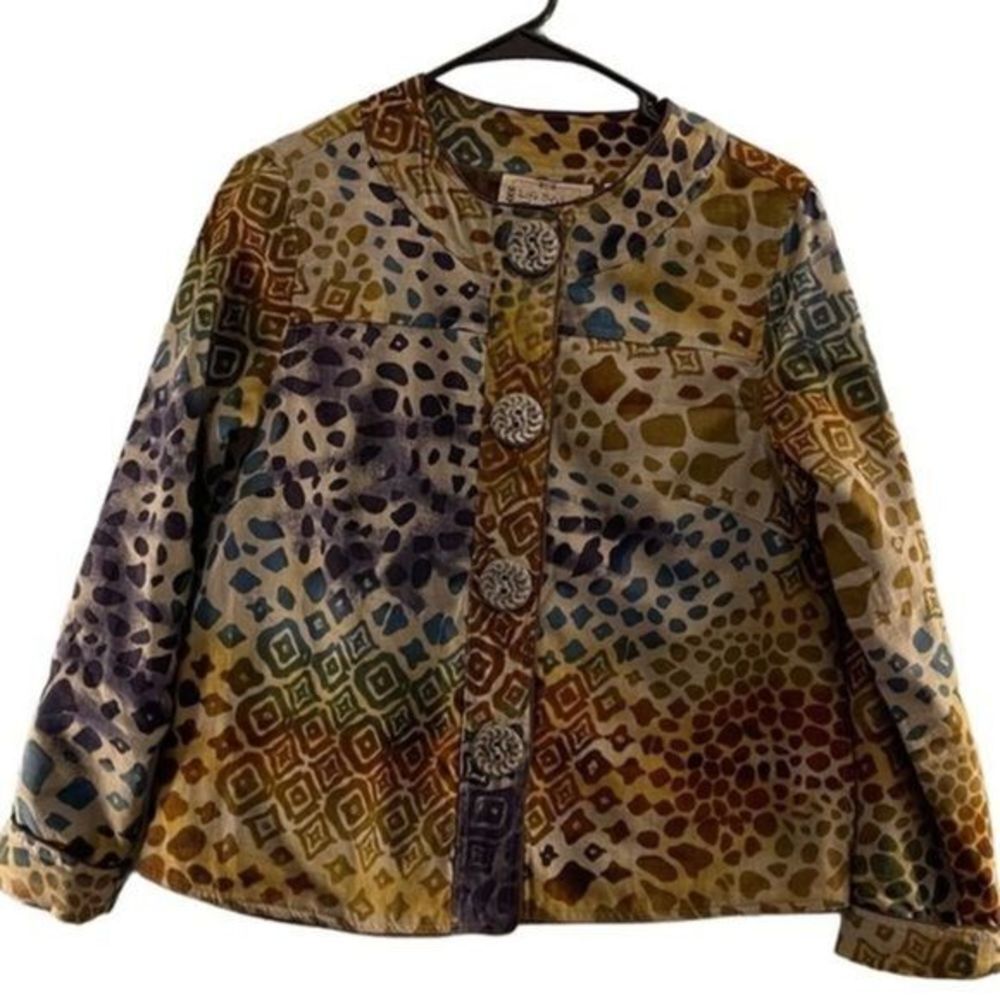 Lifestyle Women’s Animal Print Blazer Size S - Picture 2 of 5
